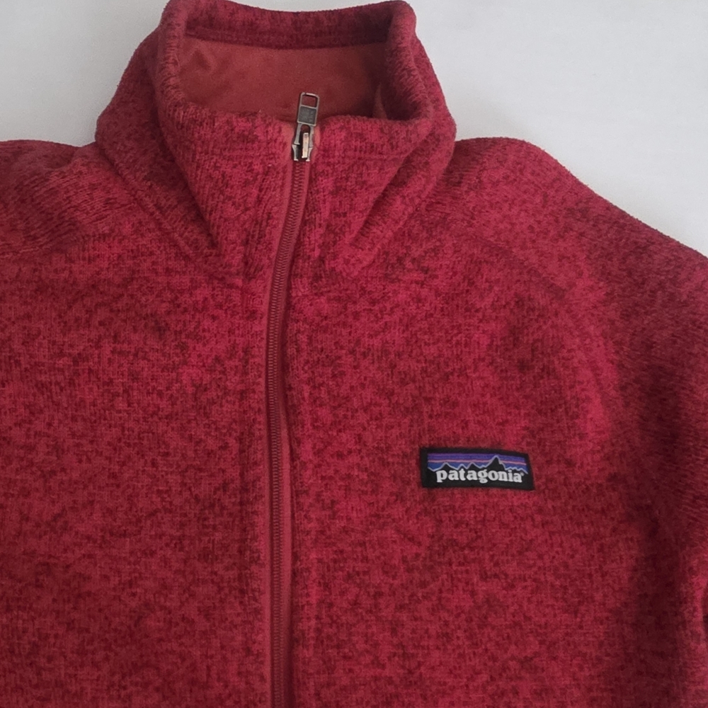 Patagonia Women's Red Fleece Jacket - Picture 4 of 13
